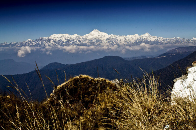Kanchenjunga range, as seen from Ahaldhara